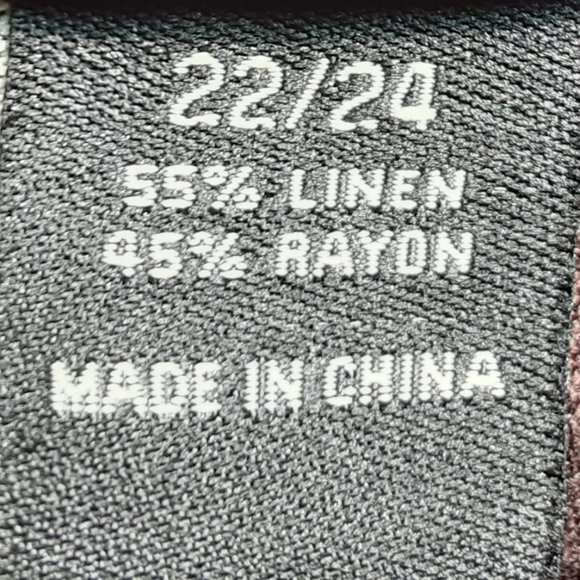 Lane Bryant Brown Linen Pants | 22/24 - Picture 13 of 14